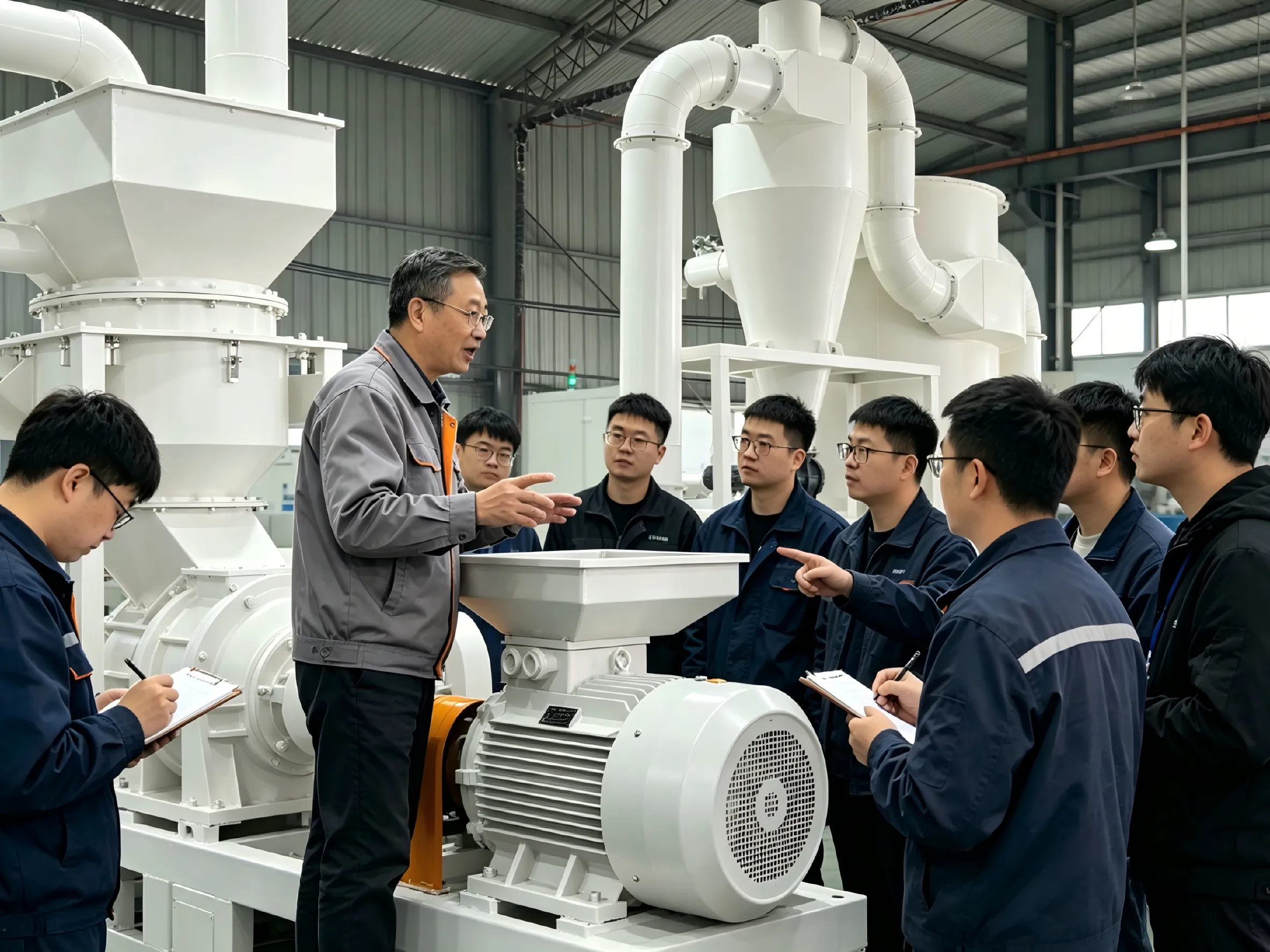 Xingshengwei conducts specialized maintenance training for Ultra Pulverizer to ensure stable delivery of equipment