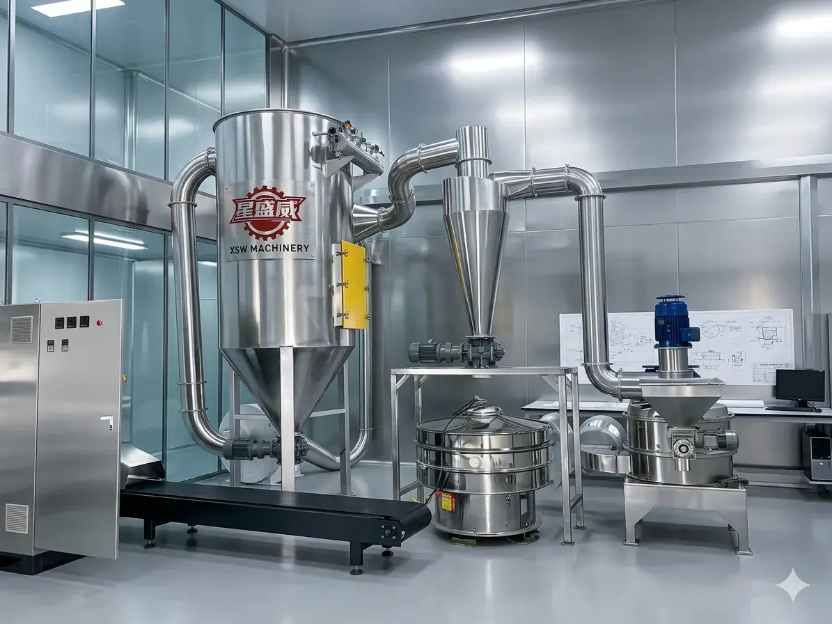 Xingshengwei Machinery helps well-known European pharmaceutical companies double their ultrafine grinding production capacity